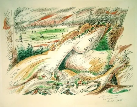 Литография Masson - Dalia from “Je rêve” Portfolio