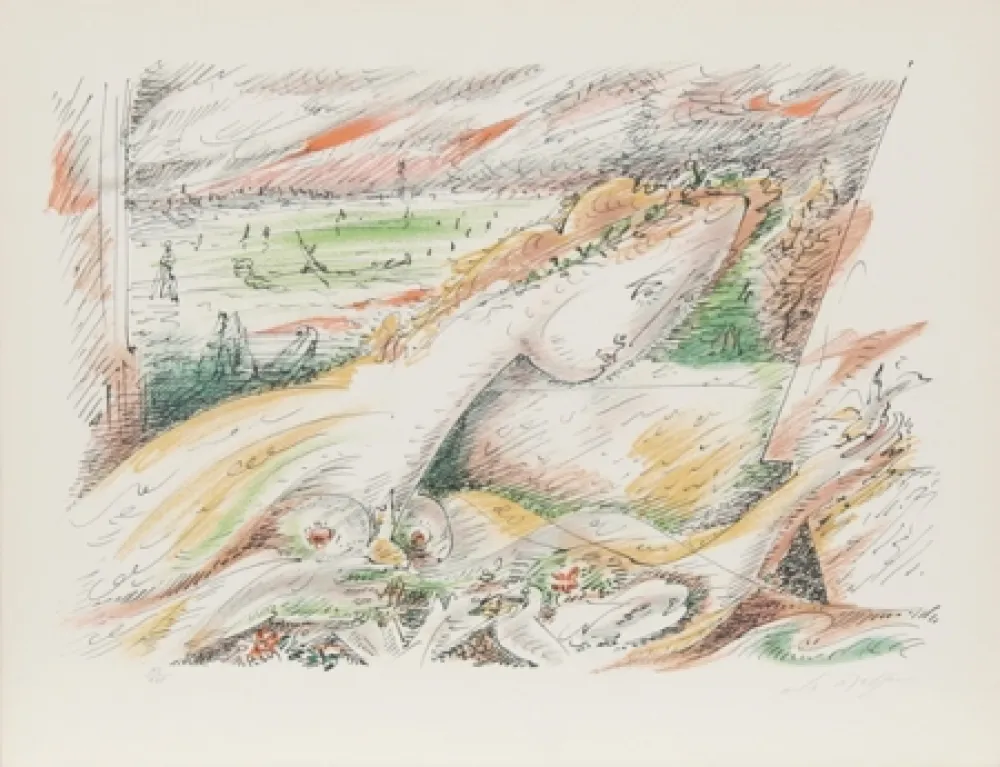 Литография Masson - Dalia from Je Reve Portfolio