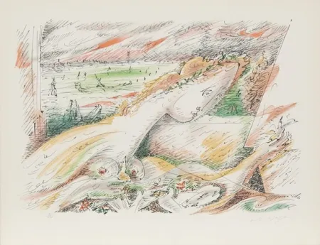 Литография Masson - Dalia from Je Reve Portfolio