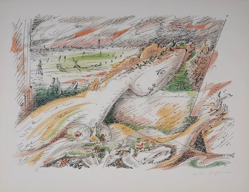 Литография Masson - Dalila. 1975 - Hand-signed & numbered!