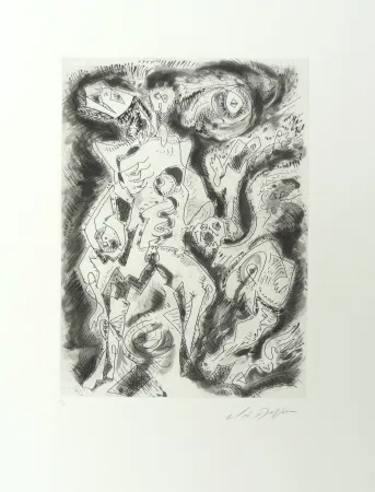 Офорт Masson - Démon