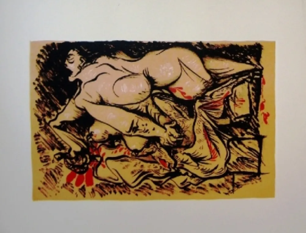 Литография Masson - Dessins érotiques - 20 lithographies