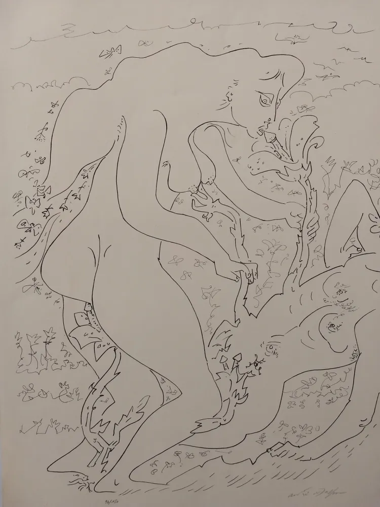 Литография Masson - Erotic land