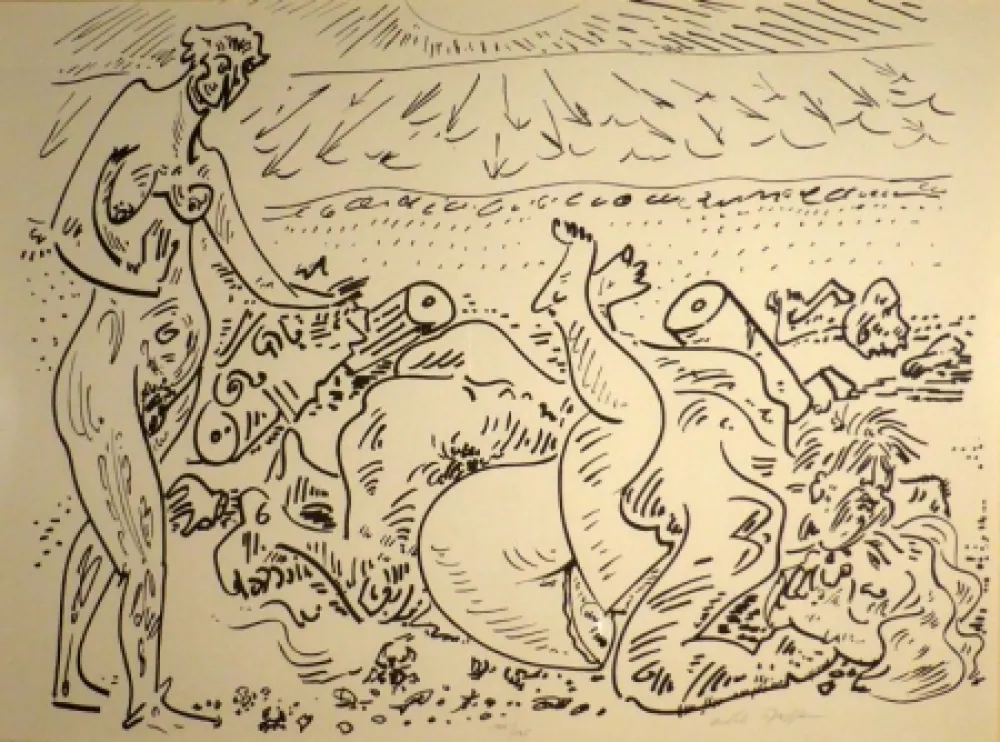 Литография Masson - (Erotique)