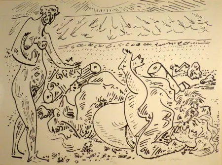 Литография Masson - (Erotique)