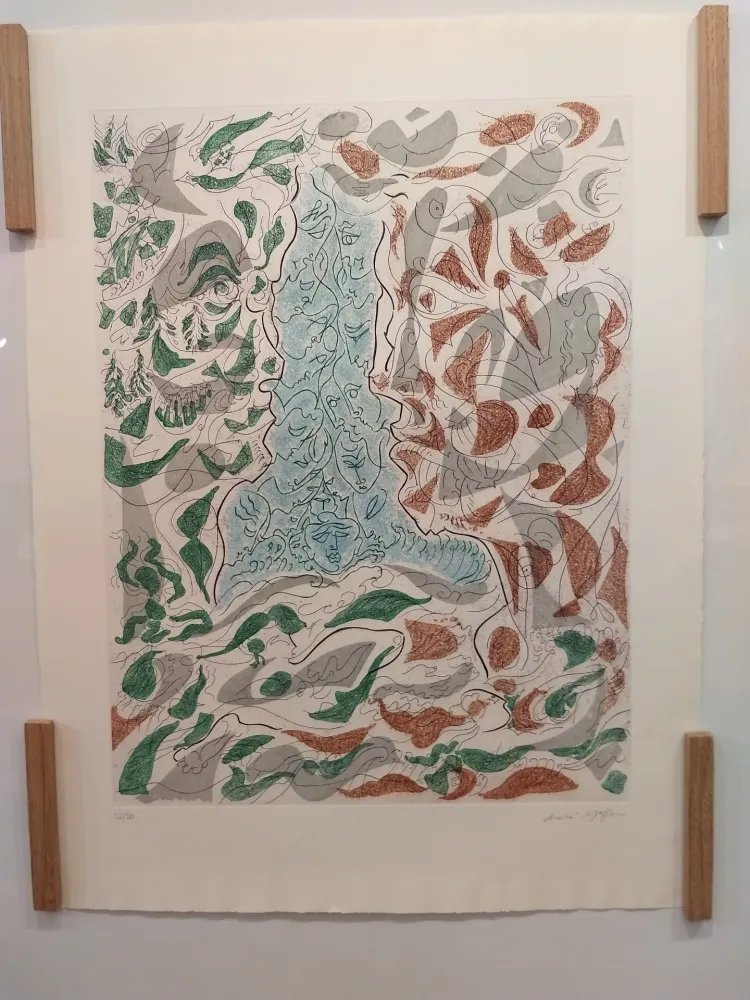 Литография Masson - Hommage a Picasso