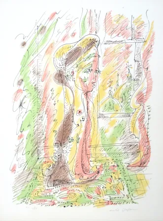 Литография Masson - Intérieur vénitien