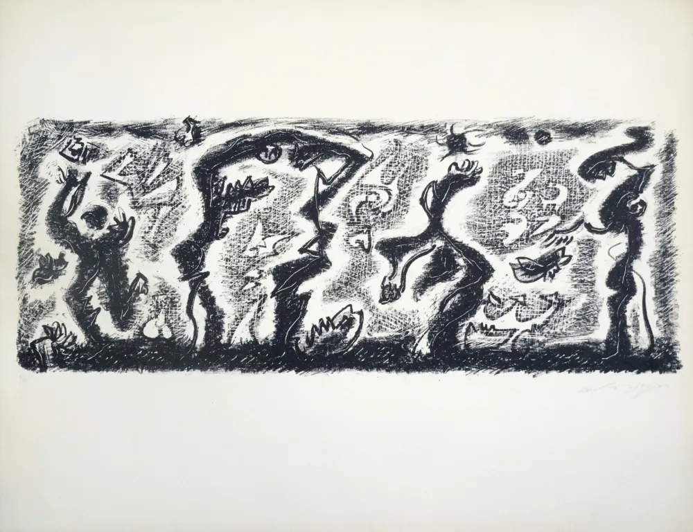 Литография Masson - Jardins de Tantale