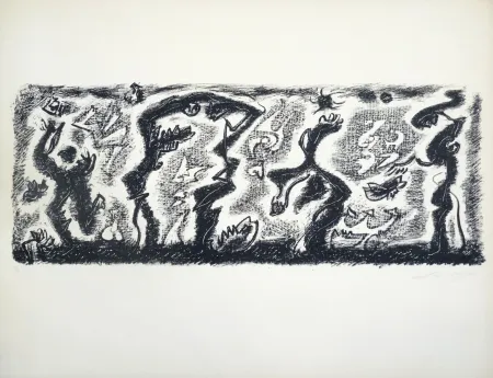 Литография Masson - Jardins de Tantale