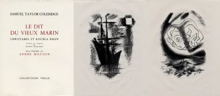 Иллюстрированная Книга Masson - LA CHANSON DU VIEUX MARIN.24 lithographies originales.