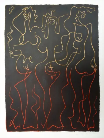 Литография Masson - La danse