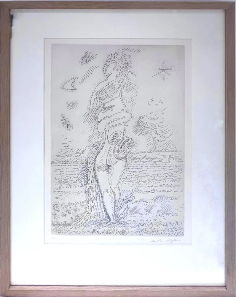 Офорт Masson - La jeunesse d'Isis 