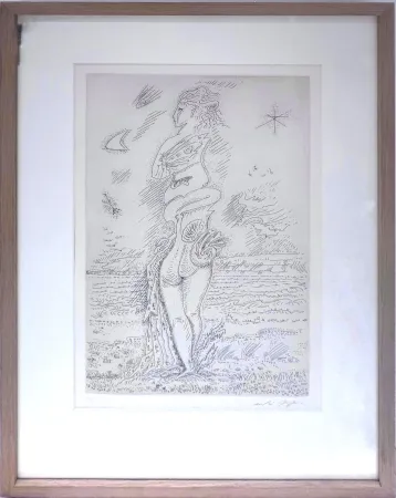 Офорт Masson - La jeunesse d'Isis 