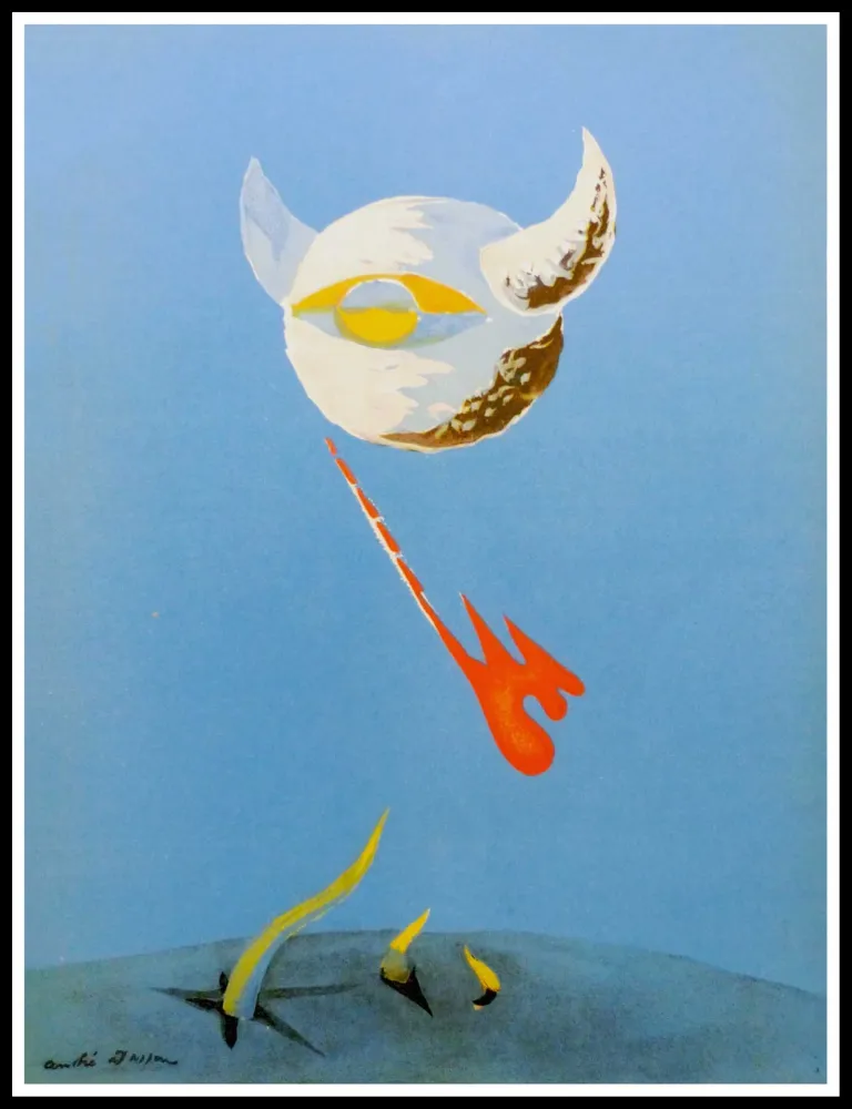 Литография Masson - LA LUNE