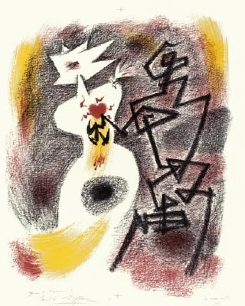 Литография Masson - Le Coeur volé