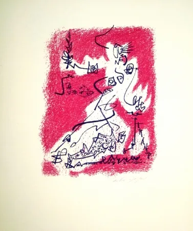 Литография Masson - Le départ