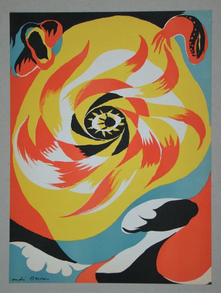 Литография Masson - Le soleil