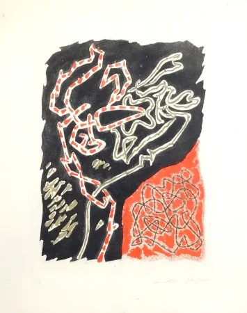 Литография Masson - Les Érophages