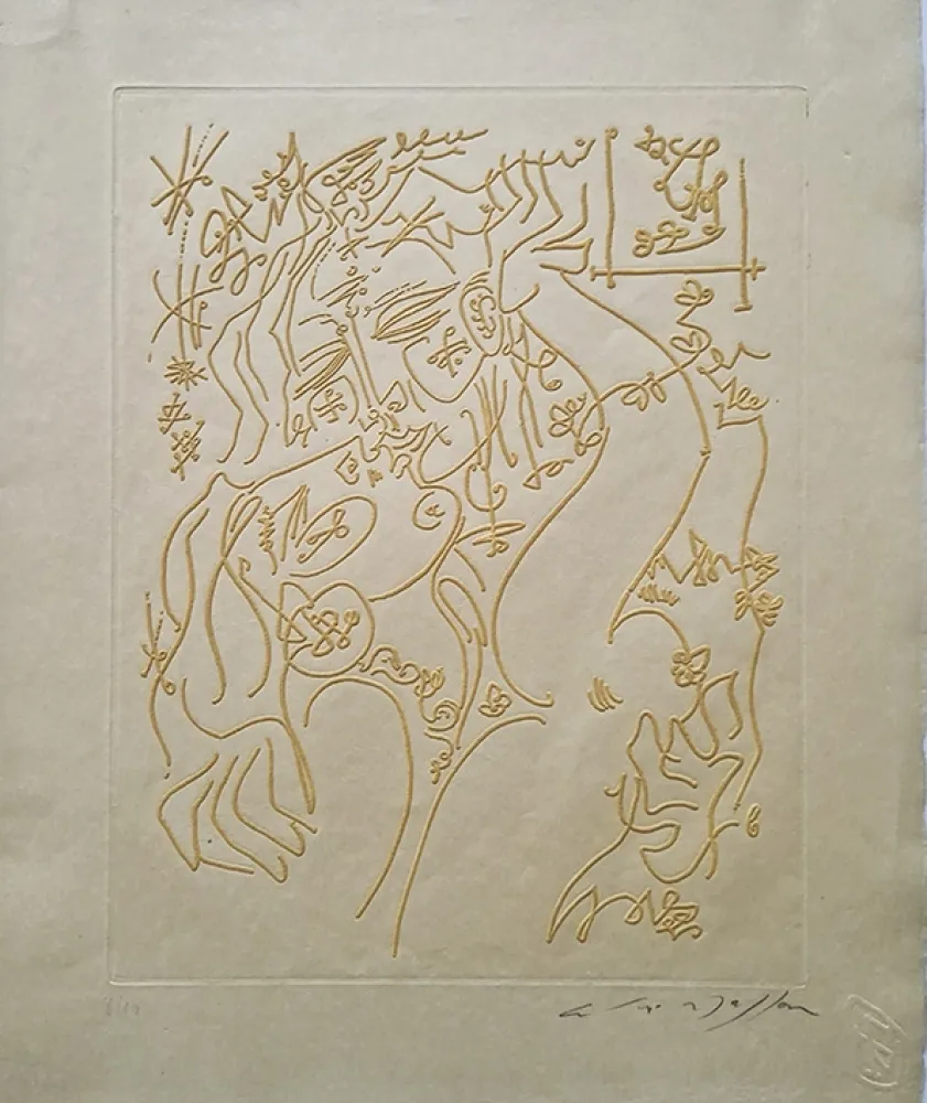 Офорт Masson - Les Erophages