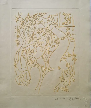 Офорт Masson - Les Erophages