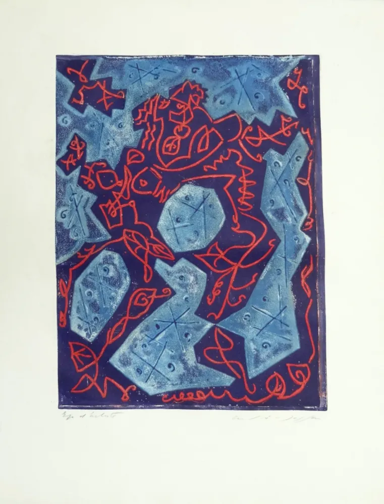 Офорт Masson - Les Hain-Teny