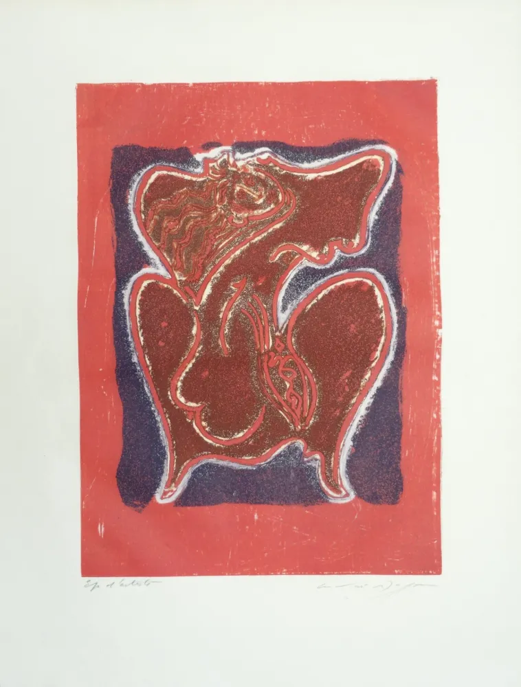 Офорт Masson - Les Hain-Teny