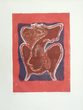 Офорт Masson - Les Hain-Teny