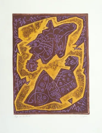 Офорт Masson - Les Hain-Teny