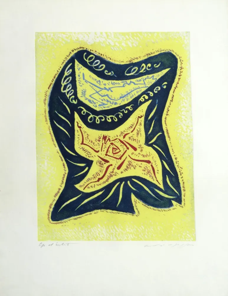 Офорт Masson - Les Hain-Teny