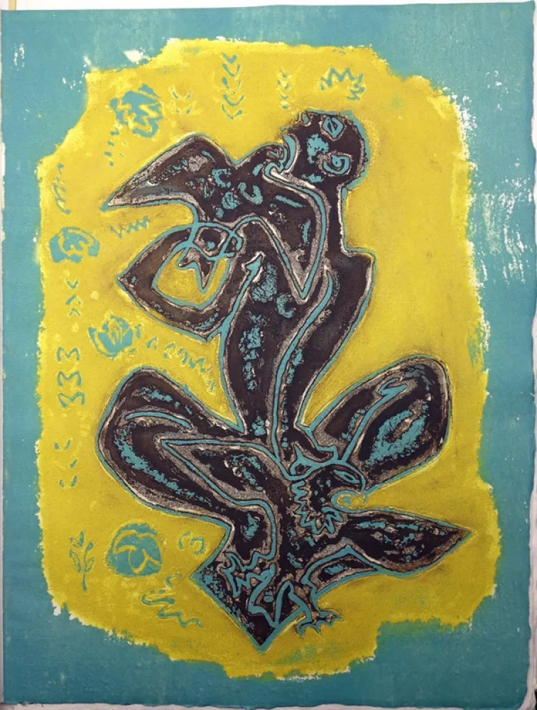 Иллюстрированная Книга Masson - LES HAIN-TENY. 16 eaux-fortes et reliefs en couleurs.