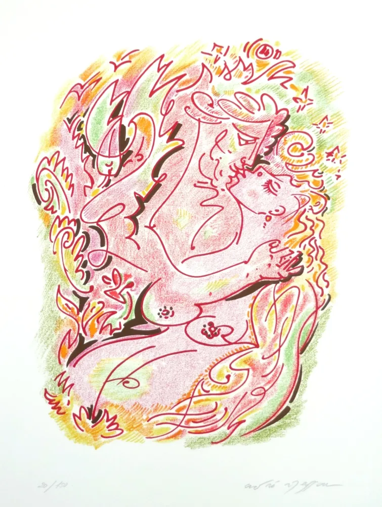 Литография Masson - Les sonnets de Louise Labé 3