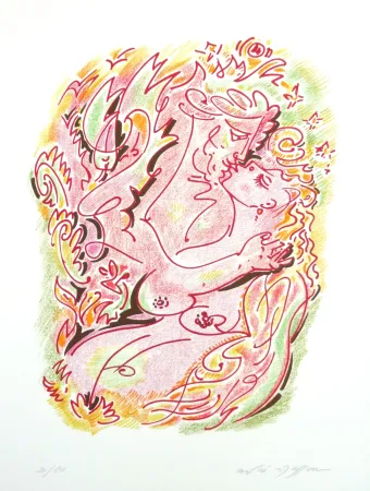 Литография Masson - Les sonnets de Louise Labé 3