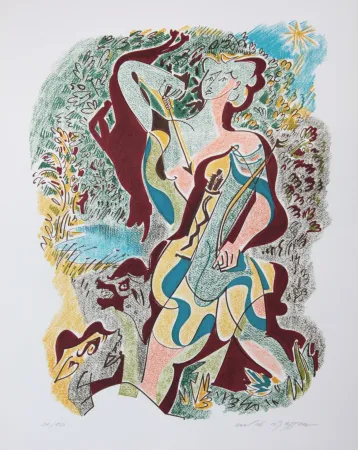 Литография Masson - Les sonnets de Louise Labé 7