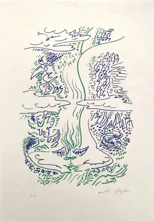 Литография Masson - Maria tu sais