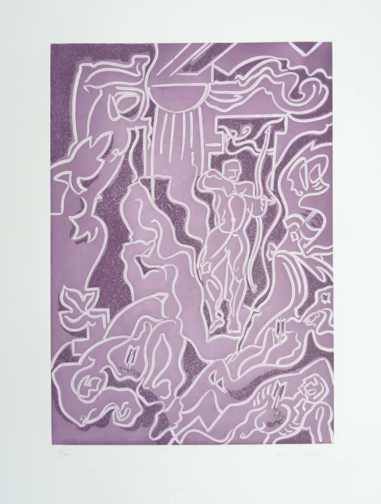 Офорт Masson - Massacre des prétendants