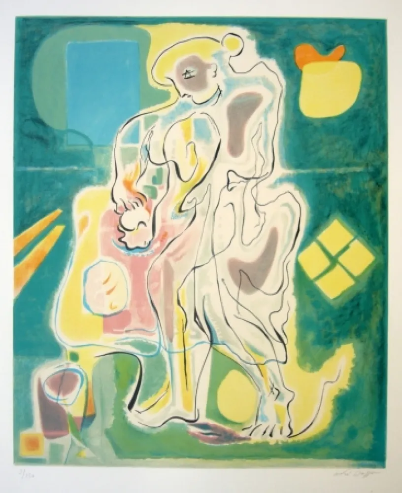 Литография Masson - Maternité