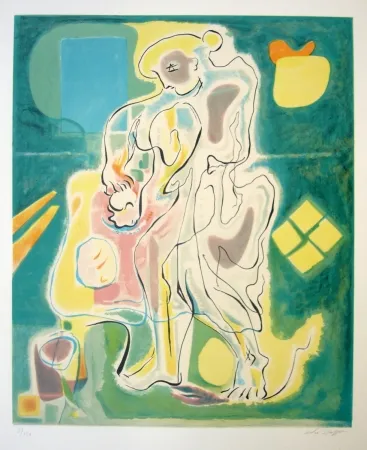 Литография Masson - Maternité