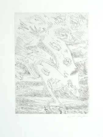 Офорт Masson - Métamorphose sur la cime