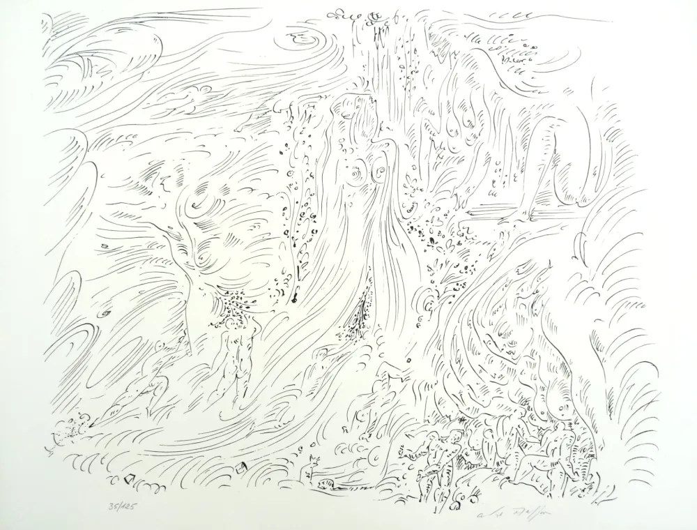 Литография Masson - Naïades