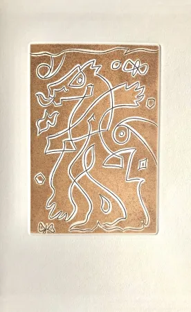 Офорт И Аквитанта Masson - Ô mésange, ô peut-être