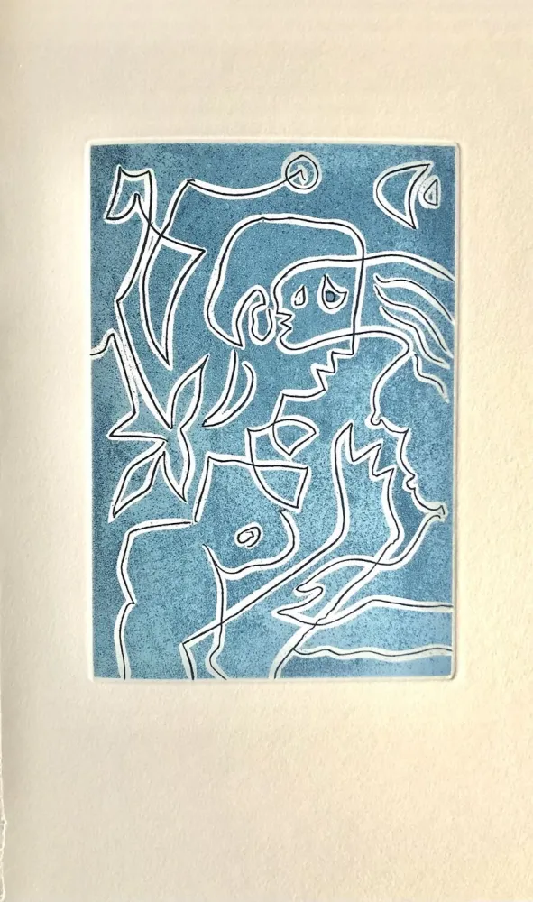 Офорт И Аквитанта Masson - Ô mésange, ô peut-être