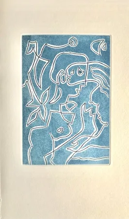 Офорт И Аквитанта Masson - Ô mésange, ô peut-être