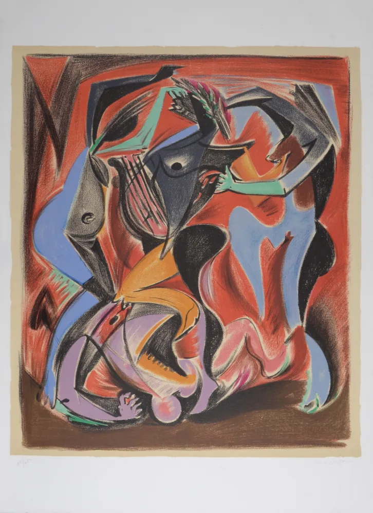 Литография Masson - Orphée