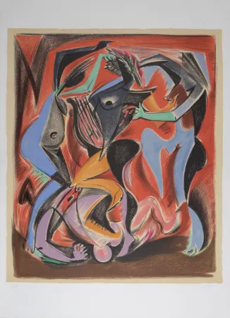 Литография Masson - Orphée