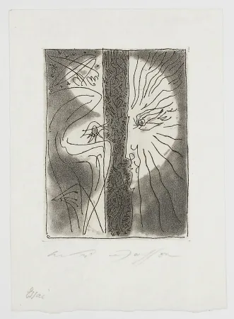 Гравюра Masson - Peine perdue (In vain)