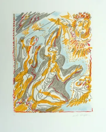 Офорт И Аквитанта Masson - Philémon et Baucis