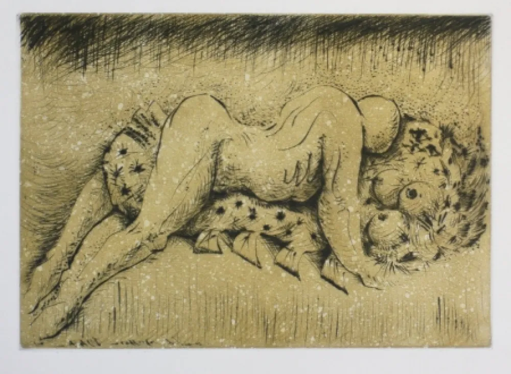 Офорт И Аквитанта Masson - Sans titre