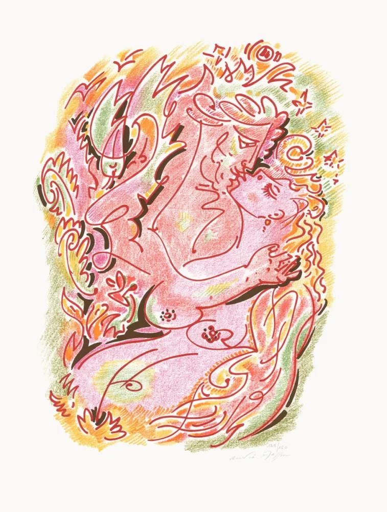 Литография Masson - Sonnets Louise Labé