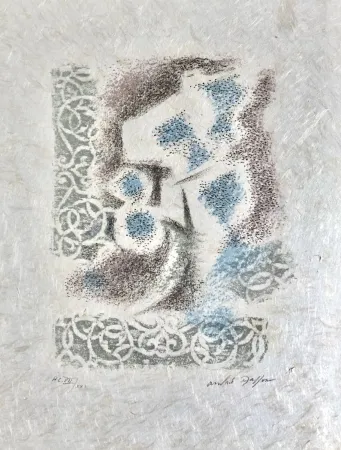 Литография Masson - Une étoile de craie