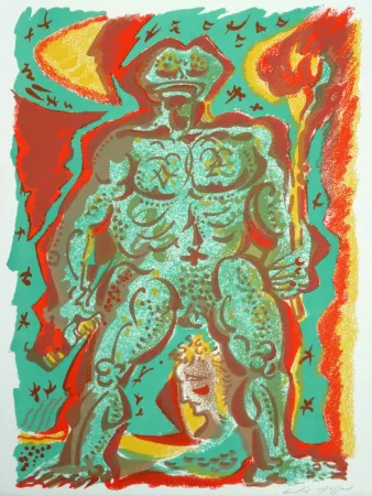 Литография Masson - Variation sur l’imaginaire